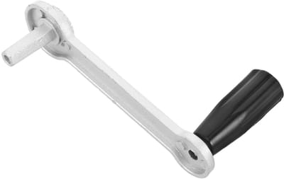 Raamkruk - Raamhendel Bediening - Uitzetraam Openen - Zeshoekige Ergonomie - 5.1 Inch Lengte - Zilver