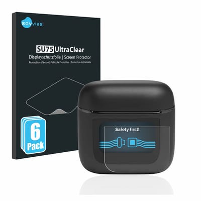 Savvies - Screenprotector voor JBL Tour Pro 2 - Folie Beschermfolie transparant 6 Stuks