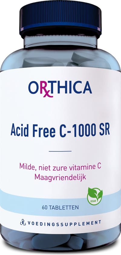 Orthica Acid Free C-1000 SR - vitamine C - 60 tabletten