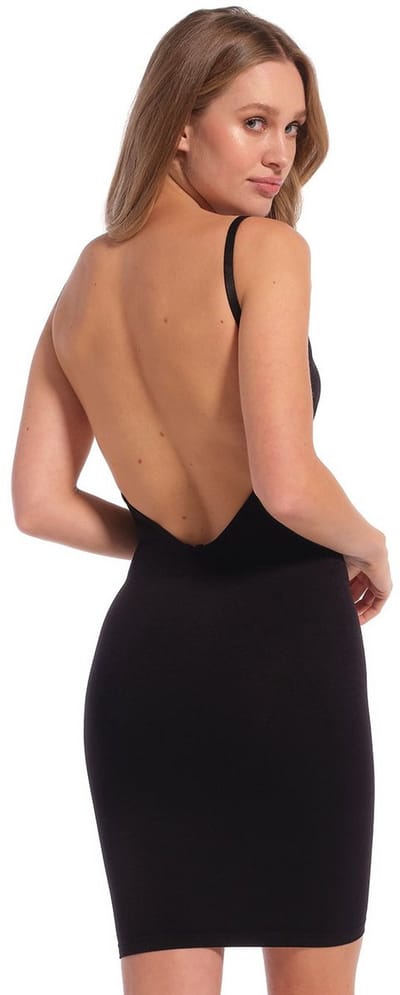 MAGIC Bodyfashion Low Black/ Low Front Dress Dames Corrigerend ondergoed - Zwart- Maat S