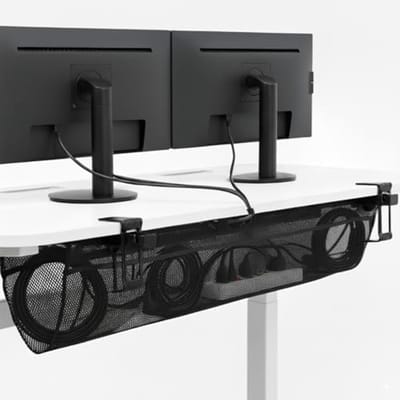 Kabelnet onder bureau 101 cm - Draadorganizer voor thuiskantoor en zit-sta werkstations