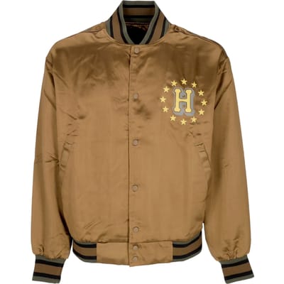 Galactic Stack Baseball Jacket Heren Bomberjack Camel