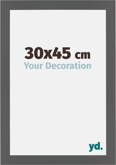 Your Decoration - Fotolijst 30x45 cm - MDF - Antraciet - Mura