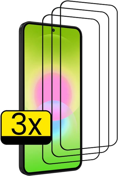 Screenprotector - Geschikt voor Samsung Galaxy A27 - 3 Stuks - Full Cover - Beschermglas - Gehard Glas - Tempered Glass - Screen Protector