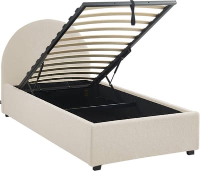 sweeek - Bed met lattenbodem en hoofdeinde, b206 x d104 x h102cm