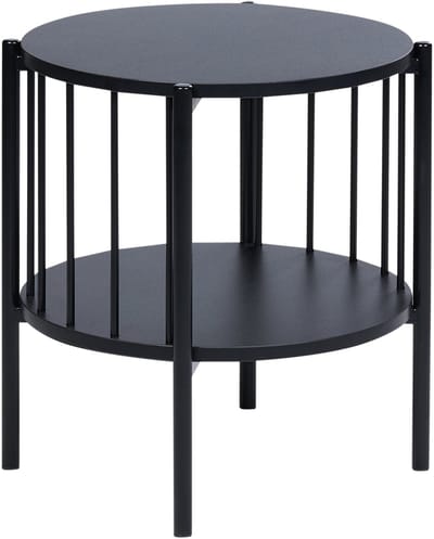 OREANA - Bijzettafel - Zwart - MDF