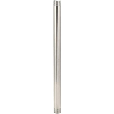 RVS Draadpijp Nippel Connector Fittingen voor Loodgieterswerk Hardware Gas 30cmG1/2 Mannelijk