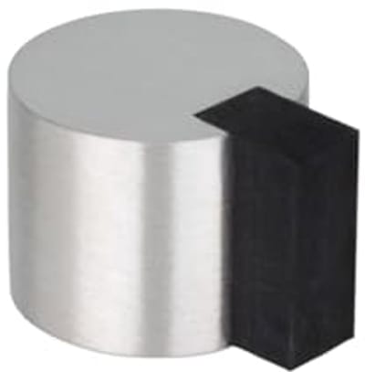 Deurstopper zelfklevend roestvrij staal mat 24 mm