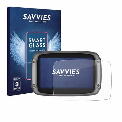 3 Stuks Savvies Screenprotector - geschikt voor TomTom Rider 500 / 550 - beschermfolie glas transparant