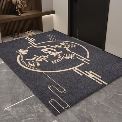 High-end Entree Deurmat Antislip en Vuilafstotende Entree Deurmat Qiao Qian Feestelijk Rood Verdikte Deurmat 40*60
