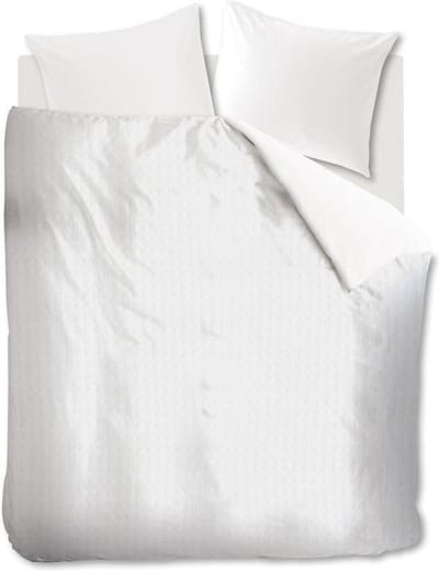 At Home Living Dekbedovertrek - Eenpersoons - 140x200/220 cm - White