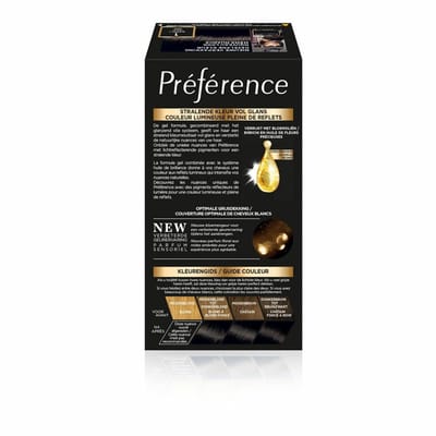 3x L'Oréal Preference Haarkleuring 01 Napoli - Zwart