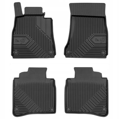 FROGUM 77 Automatten - Geschikt voor MERCEDES S-KLASSE W222 LONG (2013-2020) - TPE Rubber - Zwart