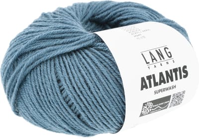 Lang Yarns Atlantis - 74 jeansblauw - Wol/Acryl-Mix Garen