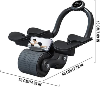 ACEP Buikspiertrainer - AB Roller - Ab wheel - Buikspierwiel - AB Trainer - Afvallen buik - Afvallen snel - AB Roller met Timer