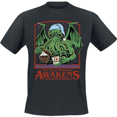 Steven Rhodes - Fun T-shirt - The Great Dreamer - M tot 3XL - voor Mannen - zwart