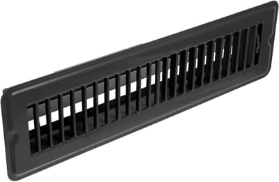 Vloerrooster - Ventilatiekap - Luchtstroom Regelen - Zware Beloopbare Constructie - 34x9.5x3.5cm - Zwart