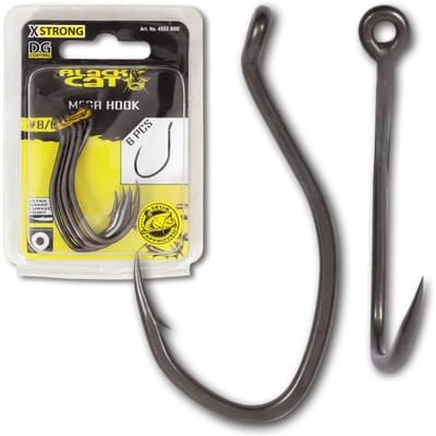 Set van 6 haken Black Cat Mega Hook DG