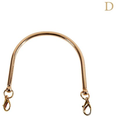 11Cm Metalen Portemonnee Maken Handtas Tas Handvat Vervanging Diy Schoudertassen Handtas beige