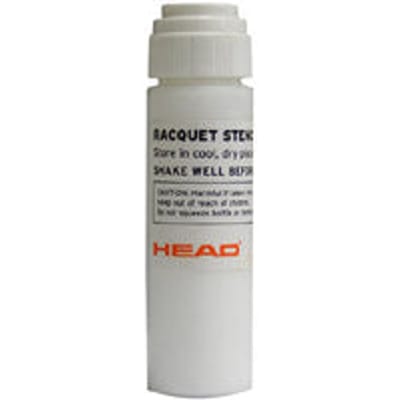 Head Stencil inkt Racket - Wit