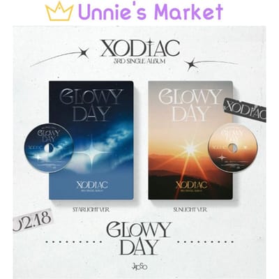 XODIAC - GLOWY DAY 3e Single Album Random ver. gray