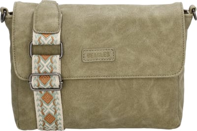 Beagles Malaga Crossbody Schoudertas met Trendy Schouderband - Lichtgroen