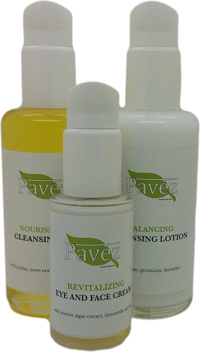 NATUURLIJKE AROMATHERAPIE GEVOELIGE & RIJPE HUID GEZICHTSPAKKET