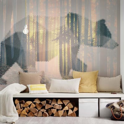 Fotobehang BearForest2 DD118115 A.S. Création Atelier 47 | Fotobehang