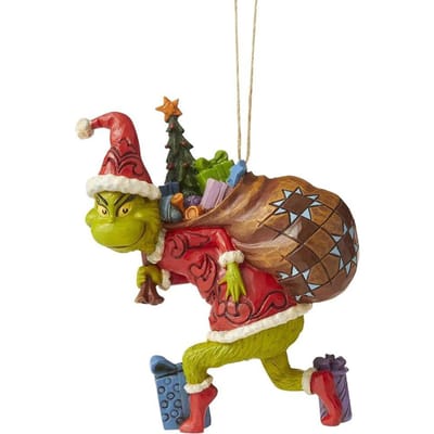 Kerst Cartoon Film Figuur Groen Hars Beeldje Hanger Ornament Kerstboom Decoratie brown