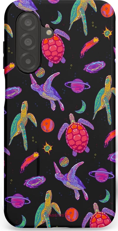 Casetastic Hoesje Geschikt voor Samsung A26 - Stijlvolle Beschermende Duo-layer Case - Astro schildpad