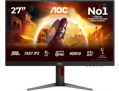 AOC 27G4HA - Full HD IPS Gaming Monitor - G-Sync Compatible - Ergonomisch - 200Hz - 27 inch