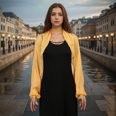 Châles Été Plage Sexy Femmes Mode Uni Mousseline Blouse Cover-up Bikini Lâche Protection Solaire Confortable Poncho M black