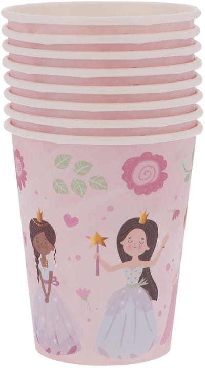Bekers - Pretty Princess - 250 ml - 8 stuks