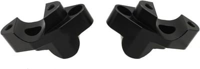 Stuurverhoger Motorfiets - Stuurklem Lift - Comfortabeler Rijden - Verbetert Wendbaarheid - One Size - Zwart
