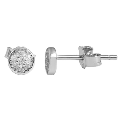 AKZENT Akzent damesoorbel "Romy" van 925 Sterlingzilver, gerhodineerd, duurzaam