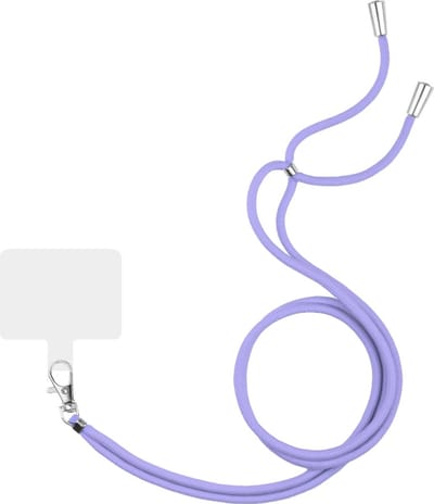 Telefoonkoord - Universeel - Phone cord - Telefoonketting - Koord voor telefoon - Telefoon hanger - Nekband - Nekkoord - Hanger - Touw - Paars