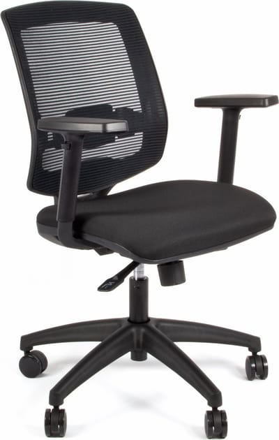 Linea bureaustoel - New Malice 01 - ergonomisch EN1335 - multi verstelbaar - max. draagvermogen 110kg - zwart - LF-2032003