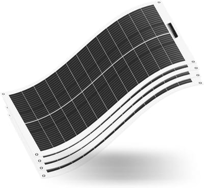 Flexibel Zonnepaneel - Zonnemodule PV - Energie Opwekken - Dun en Lichtgewicht - 400 Watt - Zwart