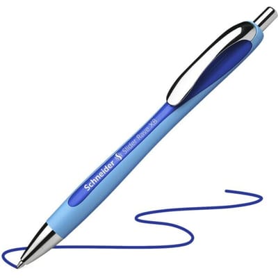 Schneider balpen - Slider Rave - penpunt XB - blauw - S-132503