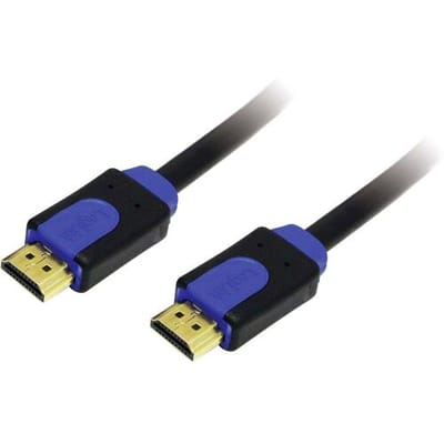 LogiLink CHB1110 HDMI-kabel HDMI Aansluitkabel HDMI-A-stekker, HDMI-A-stekker 10.00 m Zwart 4K UHD