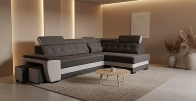 Bed 277x100 cm – Met Hoofdbord – Zwart – Medahomestore