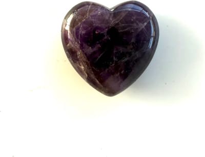 Amethist hart - Edelstenen - paars 3 cm - beschermend & zuiverend