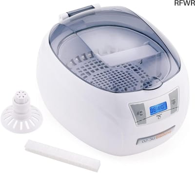 Ultrasoon Reiniger - Reinigingsapparaat - Snel Reinigen - 43 kHz Trillingen - 550 ml - Wit