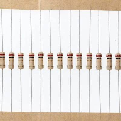 Koolstoffilm Weerstanden - Componenten Set - Elektronica Reparatie - 5% Tolerantie - 100 Stuks - Niet Van Toepassing