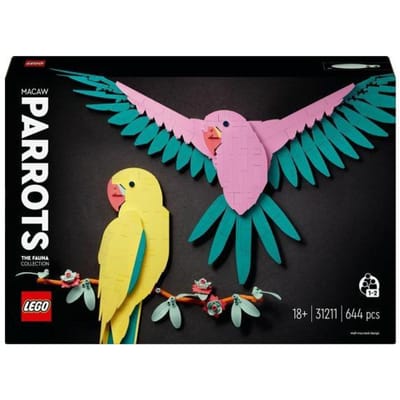 LEGO Art De Faunacollectie Kleurrijke papegaaien - 31211