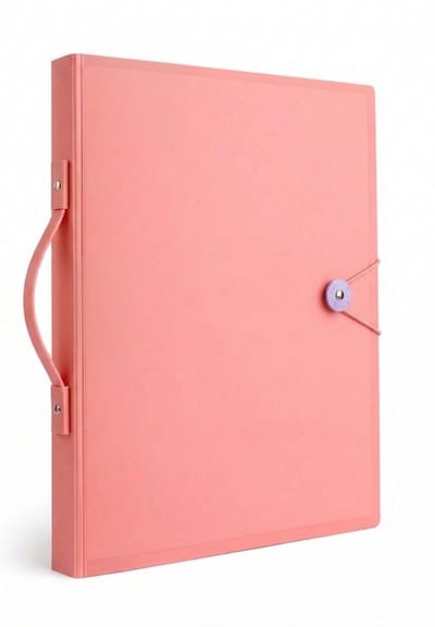BOTC Tekenmap A3 - 33 x 45 cm - Met handvat - Groot - Roze