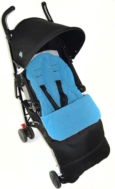 Voetenzak Kinderwagen - Baby Voeten warmer - Baby Comfort - Zacht Gevoerd Fleece - 478 x 392 cm - Blauw