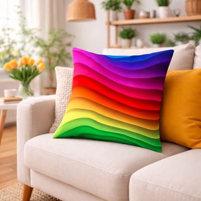 Rainbow Flow Collection Kussenhoes - 45x45 cm