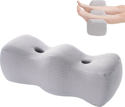 Xerolax Orthopedisch Kniekussen Voor In Bed - Zijslaapkussen - Beenkussen - Volwassenen - Orthopedisch Kniekussen - Grijs