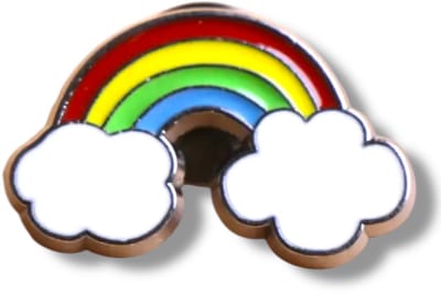 Regenboog Enamel Pin met Wolkjes – LGBTQ+ Speld – Kleine Pride Button van Kinky Pleasure